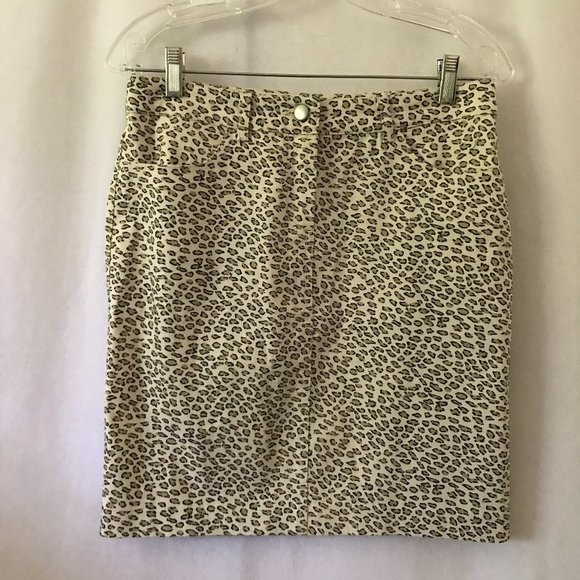 Il Gilet Cheetah/Animal Print Skirt - Picture 1 of 6